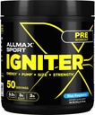 AllMAX IGOL Sport, Blue Raspberry - 330 g - Fórmula Pre-Tourt - amb Caffeine, L-Citruline, L-Arginine, Cretaine i Beta Alanine - Up a 50 Servings