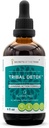 Tribal Detox Bylinný extrakt, Alkoholicko-Free Glycerite Tincture, Kurkuma, Pampeliška, Mléko Thistle, Burdock, Cleavers, Cranberry, Goldenrod, Green Tea Cleansing Akční vzorec (4 FL OZ)