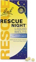 Bach RESCUE SLEEP 액체 용해, 자연적인 주황색 바닐라 풍미, 자연적인 잠 원조, 긴장 기복, Homeopathic 꽃 본질, 멜라토닌, 글루텐 & 설탕, 비 알콜, 28ct의 해방하십시오.