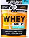 TGS Nutrition 100 Whey Protein Powder Unflavored, Unsweeted - Ren, Ingen kunstige ingredienser for menn og kvinner - 5lb bulk, soya Glutenfri, keto, lav karbohydrat - post trening muskel gjenoppretting