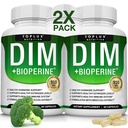 Toplux Dim Supplement 910 mg Plus BioPerine Complex - Diindolylmethane for Men Women, 60 Capsules