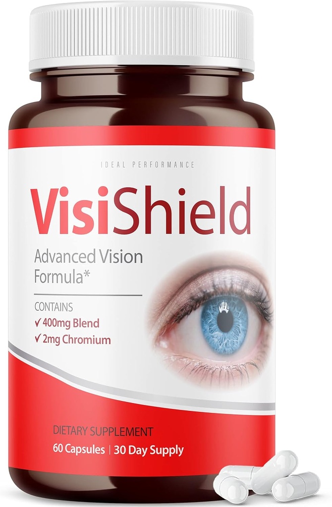 IDEAL VÝKON Visishielld Advanced Vision Formula pre oči doplnok pilulky Vitamíny (60 kapsuly)