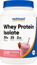 Nutricost Whey Protein Isolate (Shake de lait de mûre) 2LBS