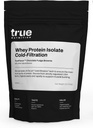 True Nutrition - Chocolate Whey Protein Isolate Cold-Filtration -100% Whey Protein Poudre -27g Protéines par portion - Mélanges Facilement et Goûte Grande - Tiers Testés - Chocolate Fudge Brownie - 1lb