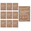 Boobie Body Superfood Protein Meal Replacement Shake, Coffee Caramel Flavor | 19g Protein | Safe For Pregnancy, Lactation, & Motherhood | Organic, Vegan, Zero Sugar, 10 Single Serve Packets (1.06 oz each)