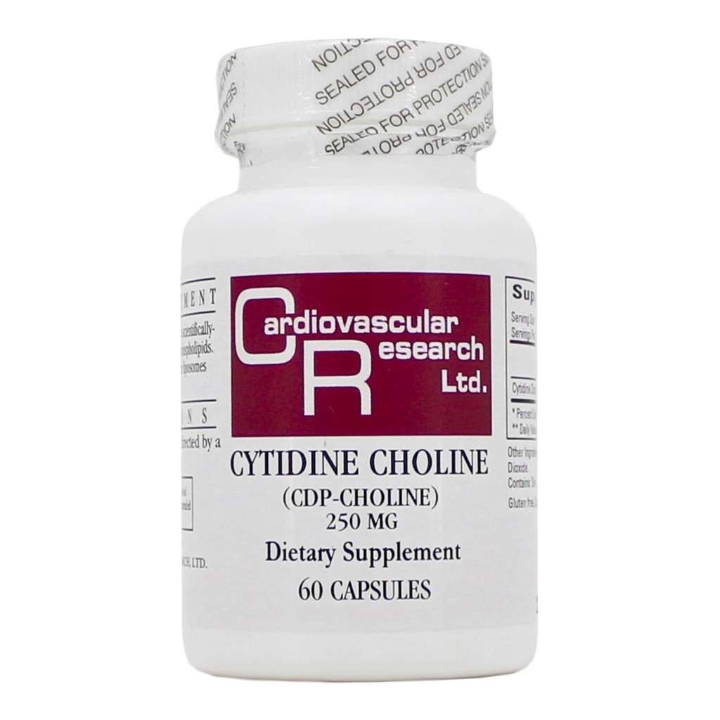 Cytidine Choline/CDP 250mg 60 Caps - Ecological Formulas/Cardiovascular Research