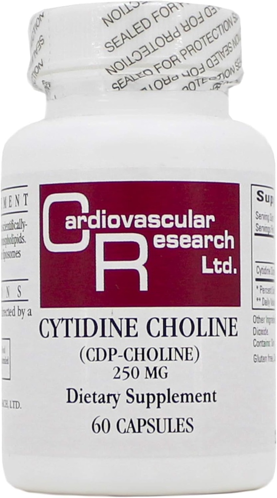 Cytidine Choline/CDP 250mg 60 Caps - Ekologiya Formulas/Cardiovascular Araşdırmalar