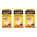 Airborne Vitamin C 1000mg (per Serving) - Citrus Chewable Tablets (64ct/Box), Gluten-Free Immune Support Supplement, Vitamins A C E, ZINC, Selenium, Echinacea, Ginger, Antioxidants (3-Pack)