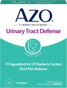 AZO Urinary Tract Defense Antibacterial Protection, FSA/HSA Eligible, helps Control a UTI until you can See a Doctor, from The No. 1 Most Trusted Urinary Health Brand, 24 count (Pack of 1)