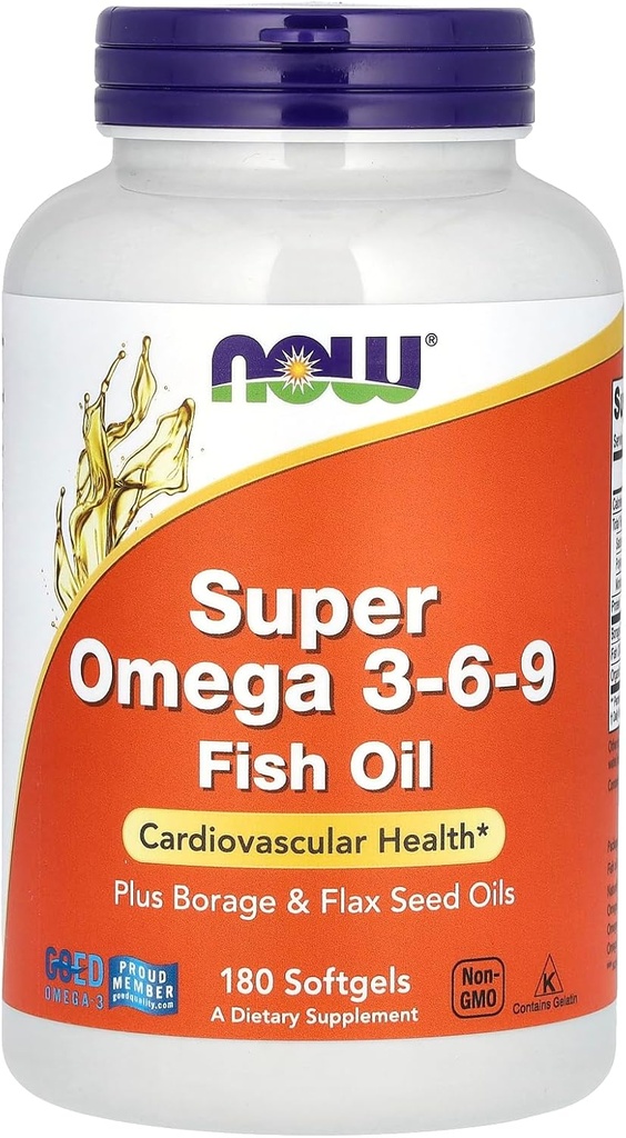 Acum alimente Super Omega 3-6-9 Soft-gels, 1200Mg, 18000Count
