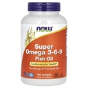 Now Foods Super Omega 3-6-9 Soft-gels, 1200Mg, 180-Count
