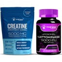 WELLNESS LABSRX Nattokinase Supplement Capsules 5000 FU - Creatine Gummies 5000mg | Bundle