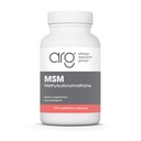 ARG MSM 500 mg Methylsulfonylmethane Supplement, 150 Capsules | Sulfur Support for Hair, Skin, Nails and Connective Tissue Health, Hypoallergenic and Vegetarian, 50 Servings