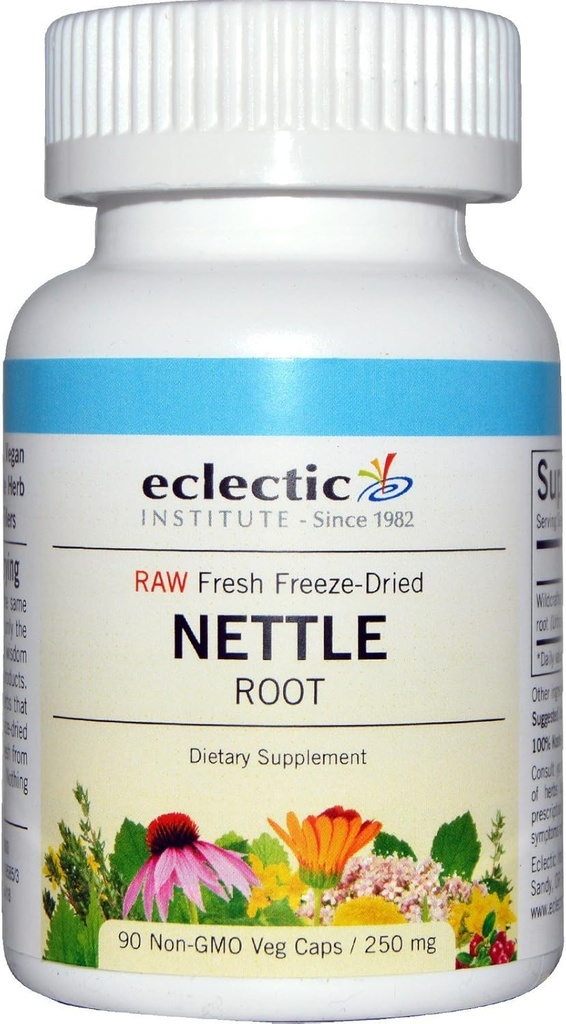 Eclectic Institute Nettle Root - 250 mg - 90 Vegetarische Capsules