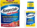 Kaopectate Anti-Diarrheal Soft Chews 24 Count and Upset Stomach Relief Рідина 11 Fl Oz