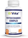 Phytoceramider Kompleks, Hudens reparation og foryngelse, Anti- Aging Support, Plante-afledte Ceramider, med Vitaminer C, B-6, og B-12, 2-måned Supply (60 non-GMO flydende kapsler)