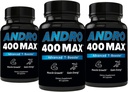 Andro400 testosterona gizonezko eta emakumezkoentzat - Tongkat Ali, L-Arginine & L-Citrulline - Energia, Vitality & Performance - 180 kapsula, 180 eguneko hornidura