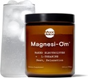 Månen Juice Magnesi-Om Magnesium Powder Supplement - Chelated Magnesium Complex + L-Theanin Blend for hvile, avslapning og regelmessighet - Vegan, ikke-GMO & Ingen Sukker, Unflavored, 3,9 oz, 30 Sevings