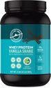 Stellar Labs Whey Protein Powder med BCAA & Whey Isolate | Certified Low FODMAP, Non GMO, Gluten Free, Soy Free, Low Carb, Keto, med Stevia | All Natural Lean Post Workout Shakes | Vanilla