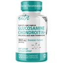 Nutri 8-in-1 Glucosamine Chondroitin MSM Turmeric Bromelain Boswellia Hyaluronic Acid 3025 mg - Joint Support Supplement - 120 Capsules - Supports Healthy Bones - 3rd Party Tested & GMP Certified