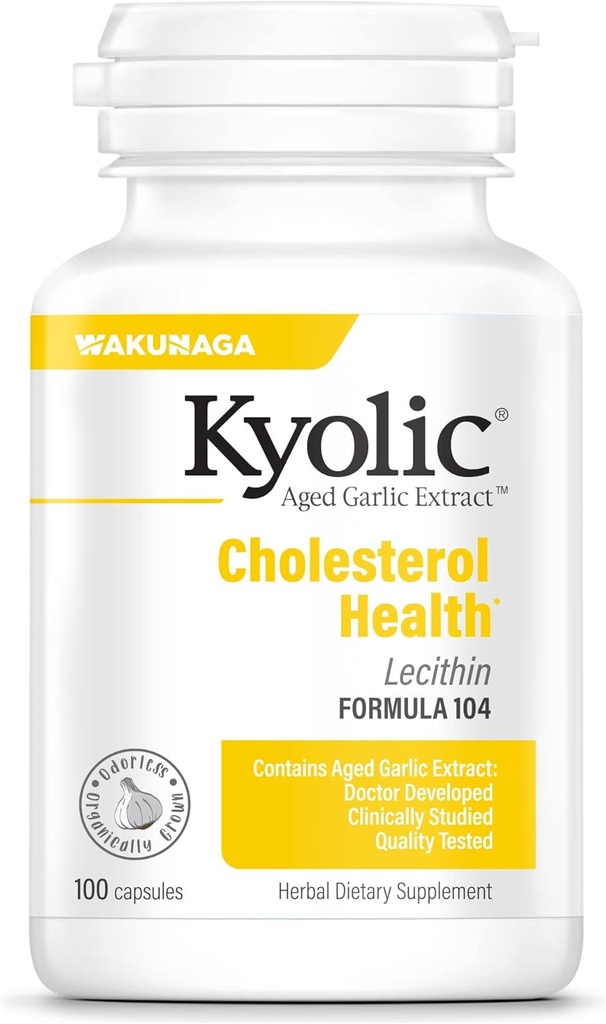 Keolic Aged Garlic Extract Formula 104, Cholesterol Health