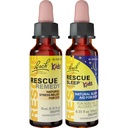 Kids Day & Night Bundle, Bach Rescue Remedy Kids Dropper [and] Rescue Sleep Kids Dropper- 2-Pk, Stress Relief & Sleep Support with Natural Flower Esssences, Homeopathic, Non-Alcohol Formula, 10mL Ea
