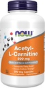 AGORA Alimentos Suplementos, Acetil-L Carnitina 500 mg, Ácido Amino, Função de Células Cérebro e Nervo*, 200 Cápsulas Veg