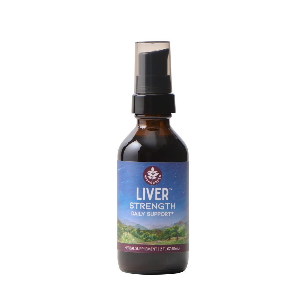 WishGarden Herbs Liver Strength Tonic - Plant-Based Herbal Liver Support Supplement with Burdock, Dandelion Root & Yellow Dock Root, Supports Liver Cleanse Detox & Repair, Healthy Liver Function, 2oz