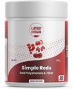 Layer Origin Simple Reds - Organic Red Polyphenols Fruit Promoted 124; Five Real Red Whole Fruits