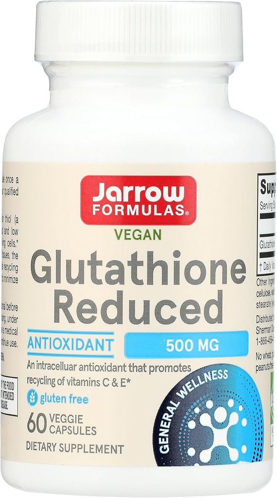 Yarrow Formulas Glutathione azaldır, 60 Ct