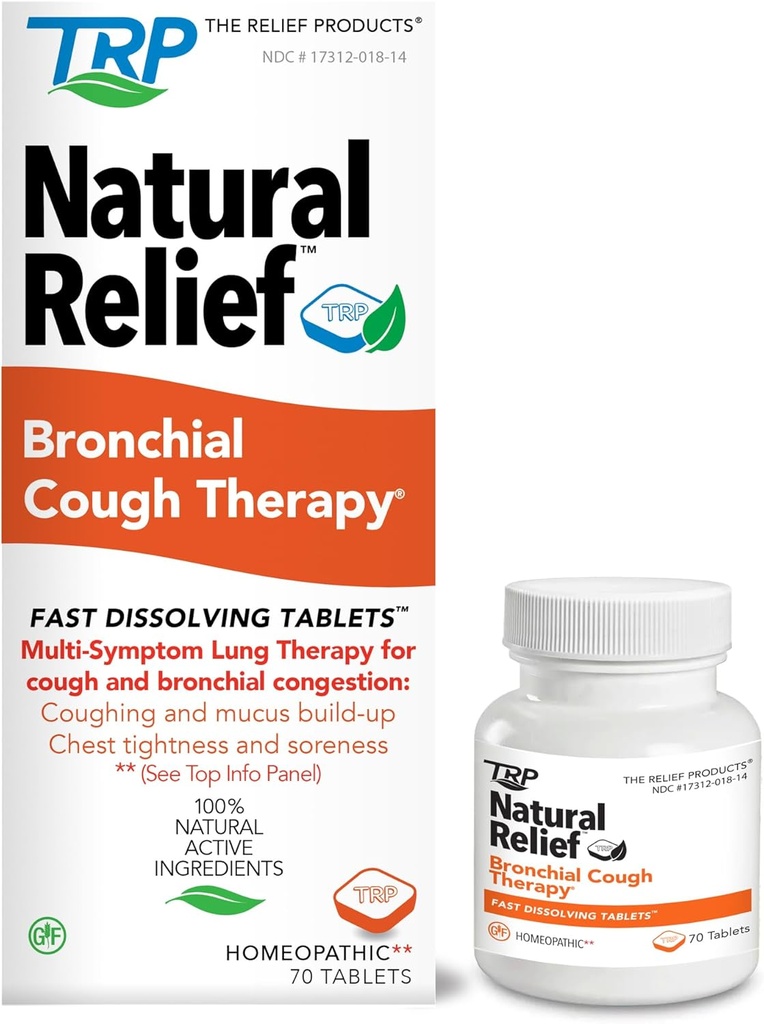 מוצרי הסיוע Bronchial Cough Therapy Fast Disshoots - 100% חומרים פעילים טבעיים - 70 הרוזן