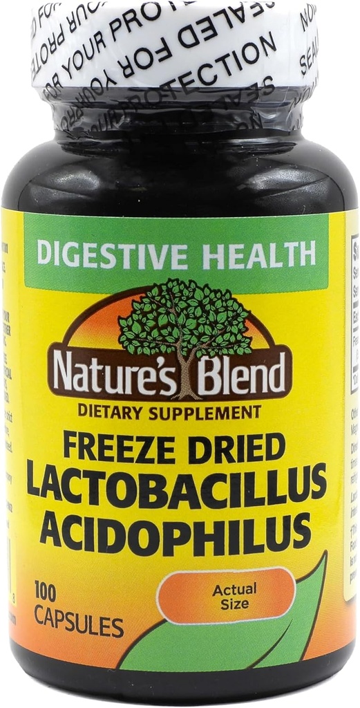 Заморозить высушенный Lactobacillus Acidophilus 100 Caps