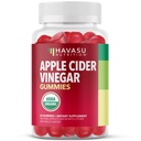 Apple Cider Vinegar Gummies - Organic ACV Vitamins for Digestive Health, Metabolism & Gut Support - 60 Count - Vegan, Non-GMO, Gluten-Free - Delicious Flavor & No Harsh Taste - 1 Month Supply
