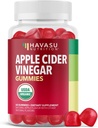 Apple Cider Vinegar Gummies - Organiska ACV Vitaminer för Digestive Health, Metabolism & Gut Support - 60 Count - Vegan, Non-GMO, Gluten-Free - Utsökt smak och ingen hård smak - 1 månads leverans
