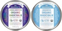 Dr. Bronner's - Organic Magic Balm (2 oz Variety Pack) Arnica-Menthol &amp; Baby Unscented - Hecho con Beeswax Orgánica " Hemp Oil, Moisturizes and Soothes Hands, Face " Body TEN 2 Count