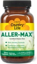 Country Life Aller-Max - Quercetin papildinājumi ar Bromelain - Imūnsupport ar vitamīnu C, cinks, un botāniskais Blend - Certified Gluten-free, Vegan (50 skaits (1. iepakojumā))