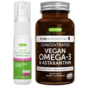 Vegan Omega-3 Algae Oil + Super B12-Complex 5000mcg Vegan Bundle, High Concentration DHA & EPA + High Strength B12 Cherry Flavor Sublingual Spray, by Igennus