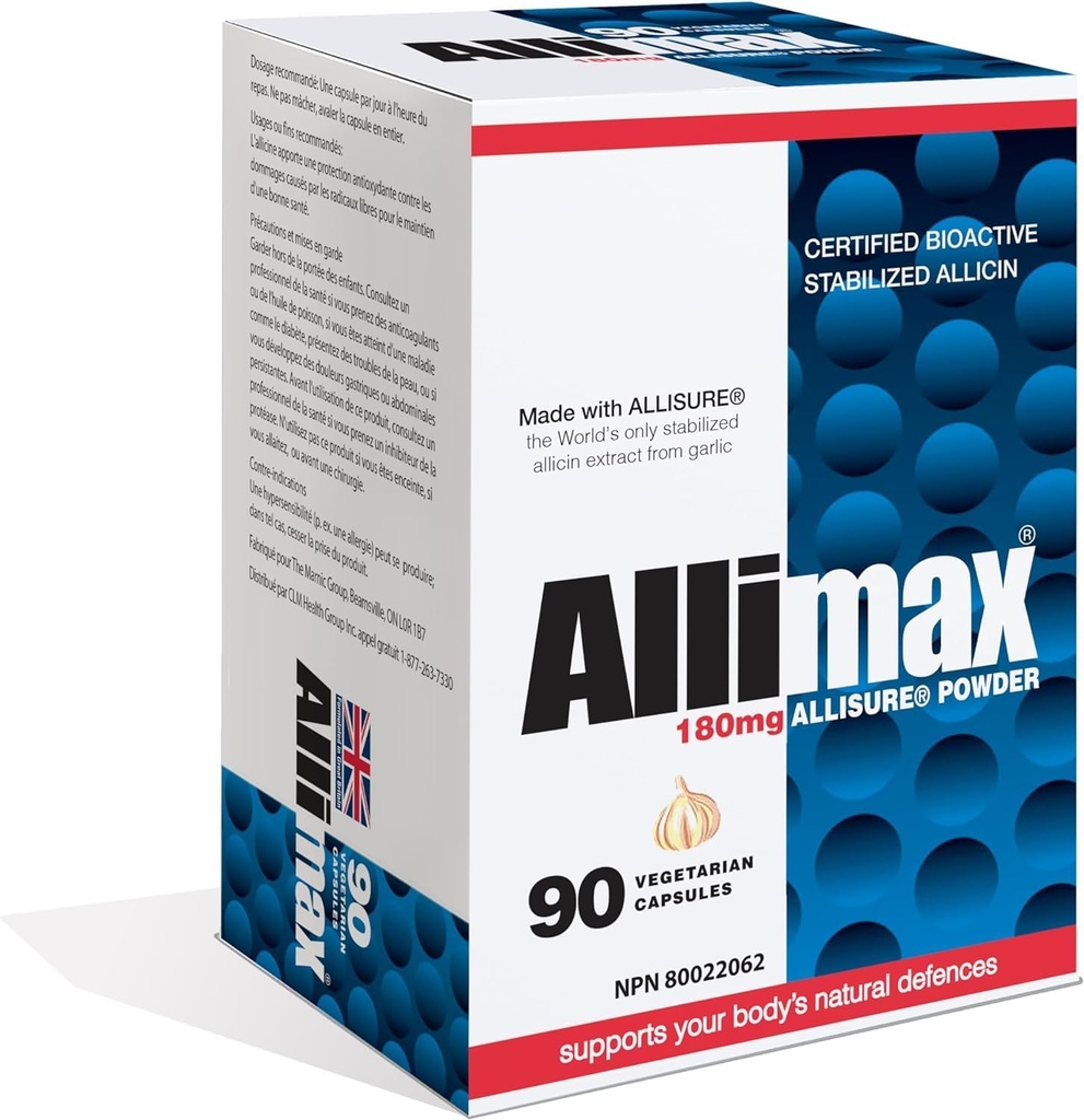 Allimax Beynəlxalq Limited, Allimax 180 mg 90 vegcaps