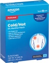 Pamata aprūpe Medicated Cold Hot 5% Mentol Patch, 7.87” x 3.93”, 15-Count Box (iepriekš HealthWise)