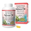 Complete Omega by Natural Factors, Wild Alaskan Salmon Oil, Supports Heart and Brain Health with Omega-3 DHA and EPA, 180 softgels (180 servings)