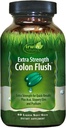 Irwin Naturals Extra Strength Colon Flush Quick & Powerful Digestive + Constipation Support Supplement con Psyllium, Acai, Triphala + Soothing Botanicals - 60 Liquid Softgels
