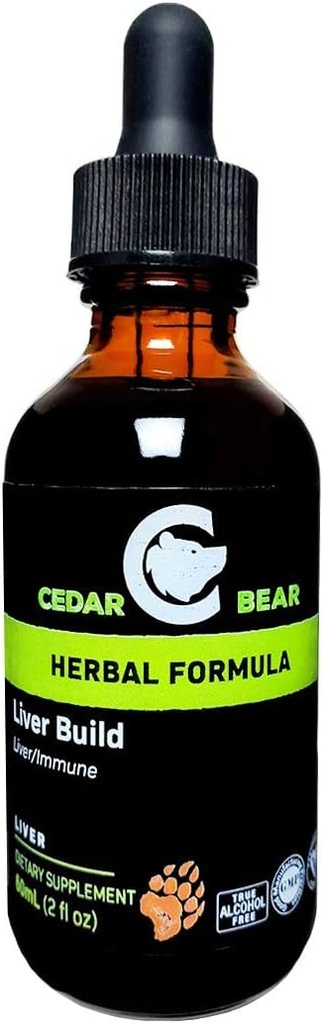 Cedar Bear Liver Liver Liver və Gallbladder funksiyasını qarşılaşdırmaq kömək etdi 2 Fl Oz