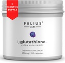 Ultra High Strength L-Glutathione 98% Supplement for Glowing Skin - Collagen Supplements for Women and Men - 500mg Concentrated Formula, Reduced Glutathione Supplement - 120 Capsules