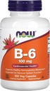 NU Matvarer B-6, 100 mg, 250 Veg Kapsler