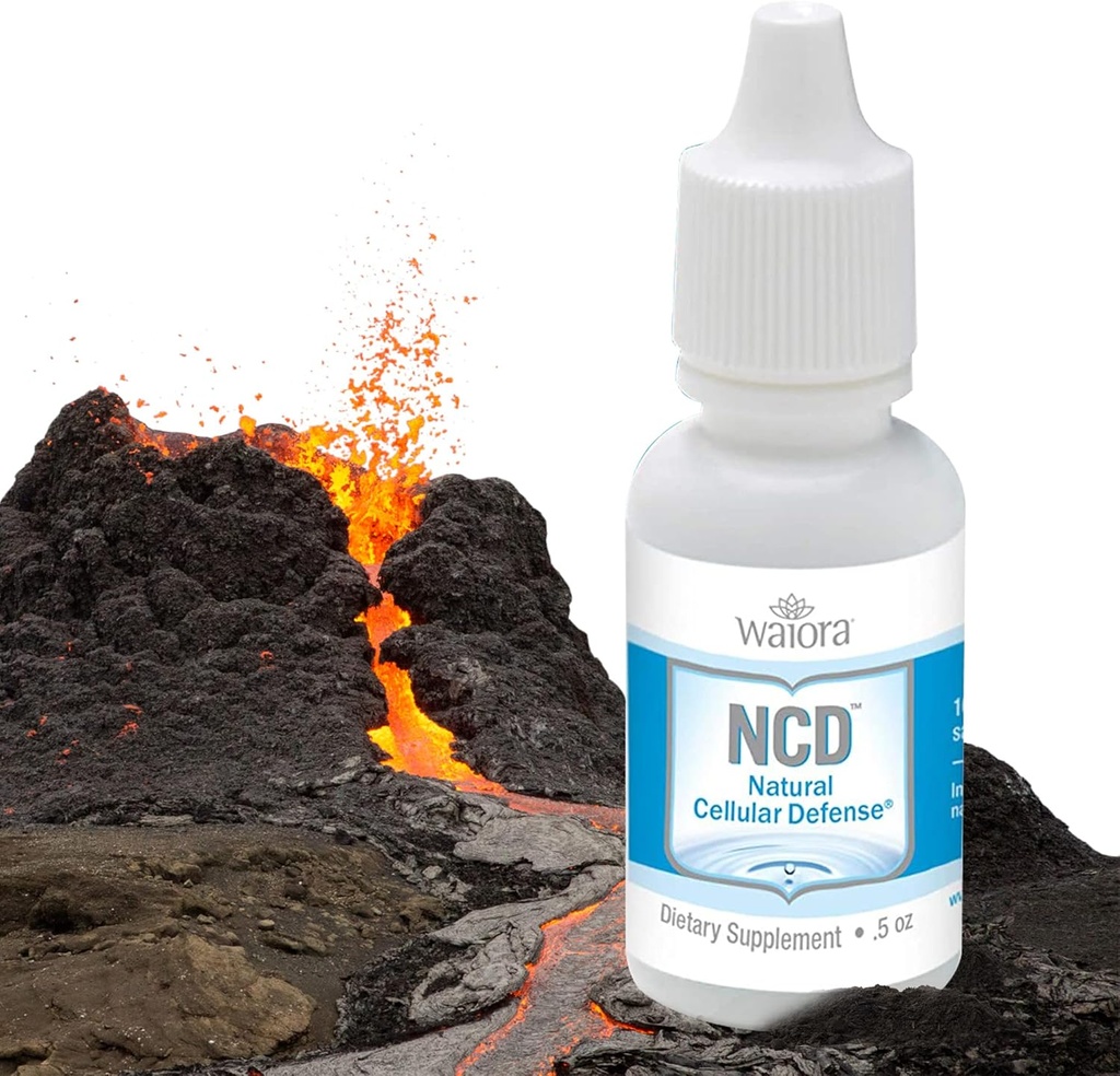 Waiora NCD Aktibatutako Liquid Zeolite Drops, Gorputz Naturala Garbitzeko eta Sustatzeko Immune euskarria, Elikagaien eta Edarien nahasketa, Naturala, Sustatzeko pH Balance - 2 (0,5 oz) Bott, 180 serv.