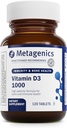 Metagenics Vitamin D3 1000 IU - Vitamin D supplement for Bone density, Immune Support ' Tooth Integrity* - Non-GMO " Gluten Free - 4 Month Supply - 120 Tablets