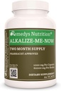 Remedy's Nutrition Alkalize Me Now | 1000 mg, 60 Vegan Capsules Herbal Dietary Supplements | Två månaders leverans