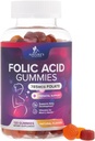 Gume de acid folic pentru femei 785 mcg, Vitamine prenatale esentiale pentru mama si copil, Vegan supliment folicular Gummy, Daily Vitamina B9 surplus de putere Folat, înainte de timpul sarcinii - 120 gume