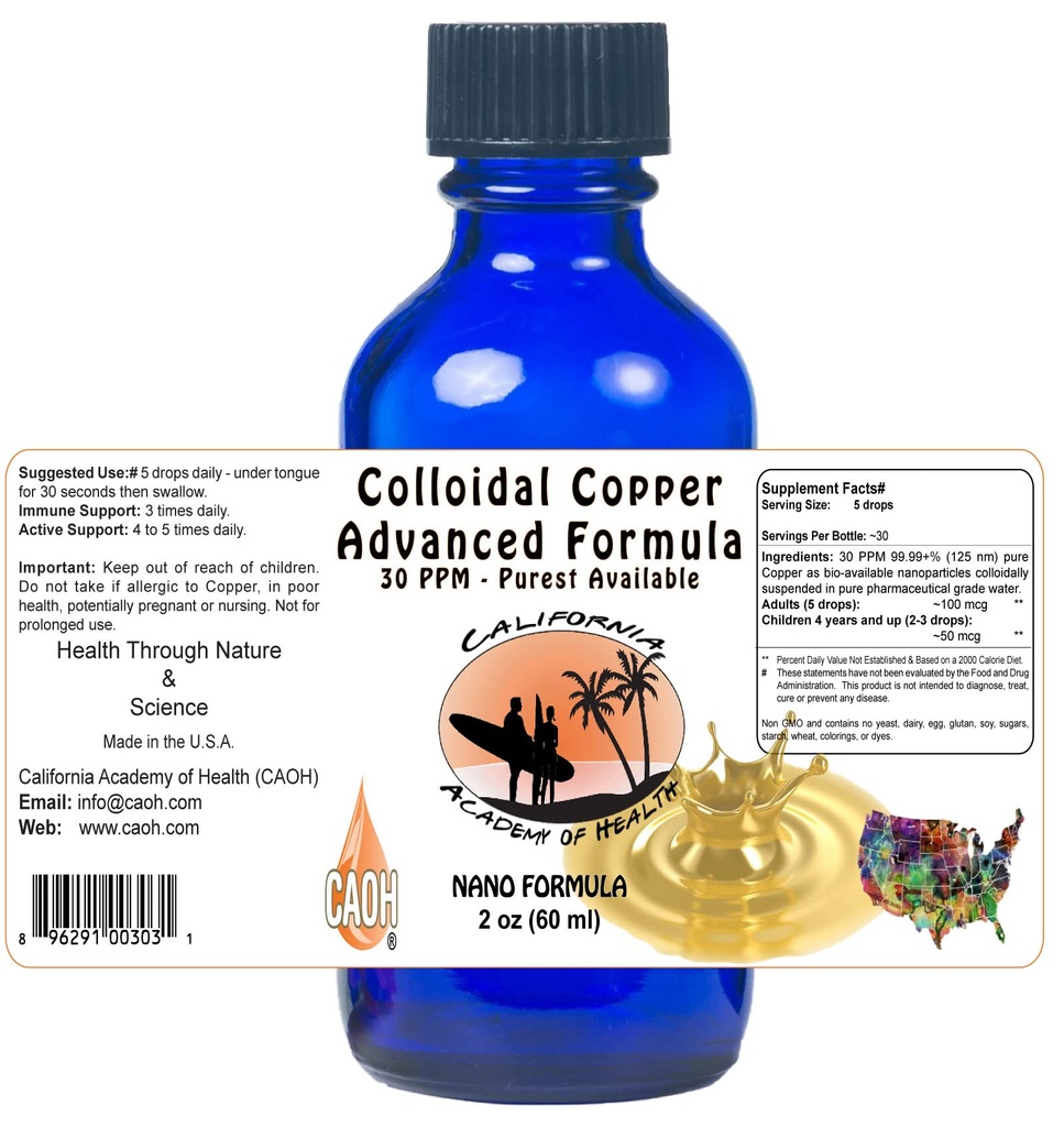 Colloidal Copper 2 oz from CAOH