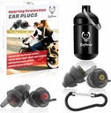Motorcykel öronproppar för vindbullerreducering - 2 par - 25dB - Motorcykeltillbehör - Återanvändbara Moto Earplugs, Soft Comfortable Hearing Protection för motorcykel, Touring, Racing, Riding
